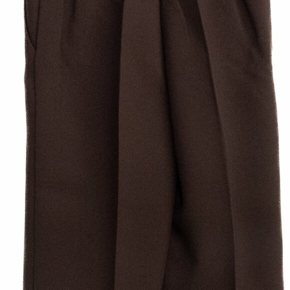 Boys Brown Dress Pants Solid Pull On Straight Dual Pocket Stretchable Waist 2 - Picture 5 of 7